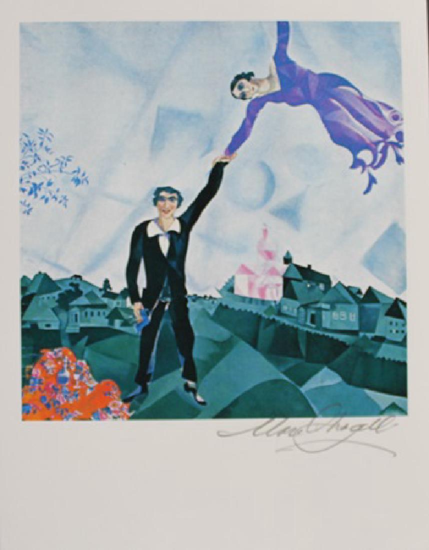 Lithograph By Marc Chagall: Lithograph By Marc Chagall, Signed by the Artist, Size Approx. 11 x 9 In. Marc Zakharovich Chagall (July 6th 1887 – March 28th 1985) "The quintessential Jewish artist of the twentieth century"Marc C