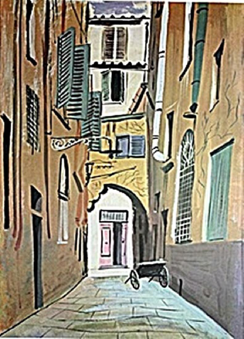 European Villa Arthur Seiden: European Villa Arthur Seiden. Limited Edition authentic lithograph . unframed; framing available at an additional charge, signed , approx dimension 30"x22", a must have in your art collection