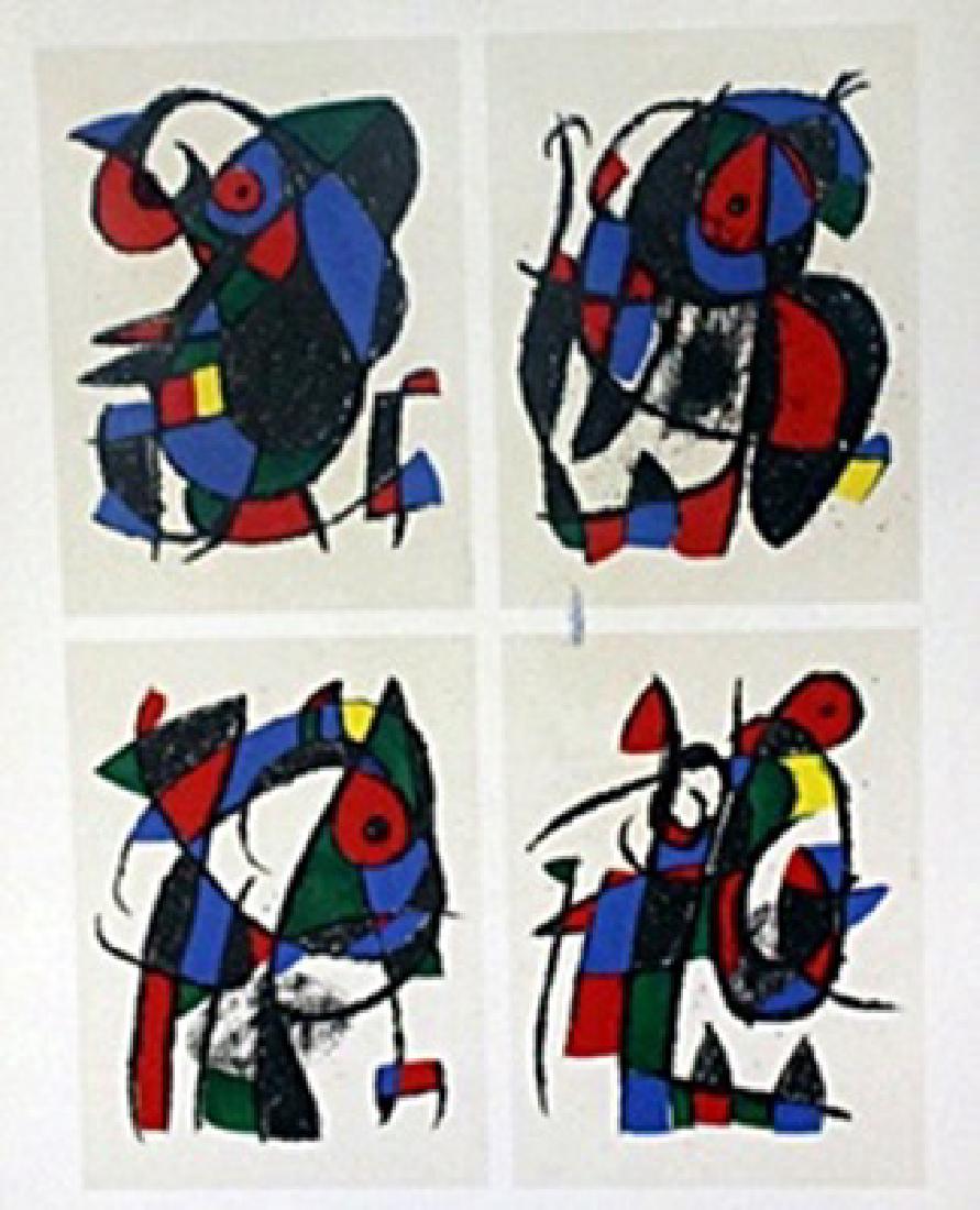 Lithograph "LXXX" Joan Miro: authentic lithograph "LXXX" Joan Miro (138ZM) size approx. 12 x 10 in. Joan Miro, (04/20/1893 - 12/25/1973) Was Catalan Spanish Painter, Sculptor and ceramicist born in Barcelona. He has been a signif