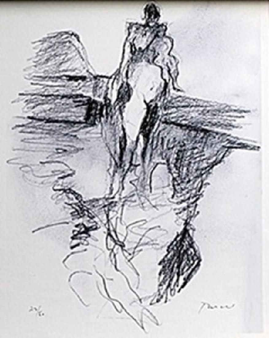 Lithograph William Brice: authentic lithograph William Brice, signed, size approx. 14 x 11 in.