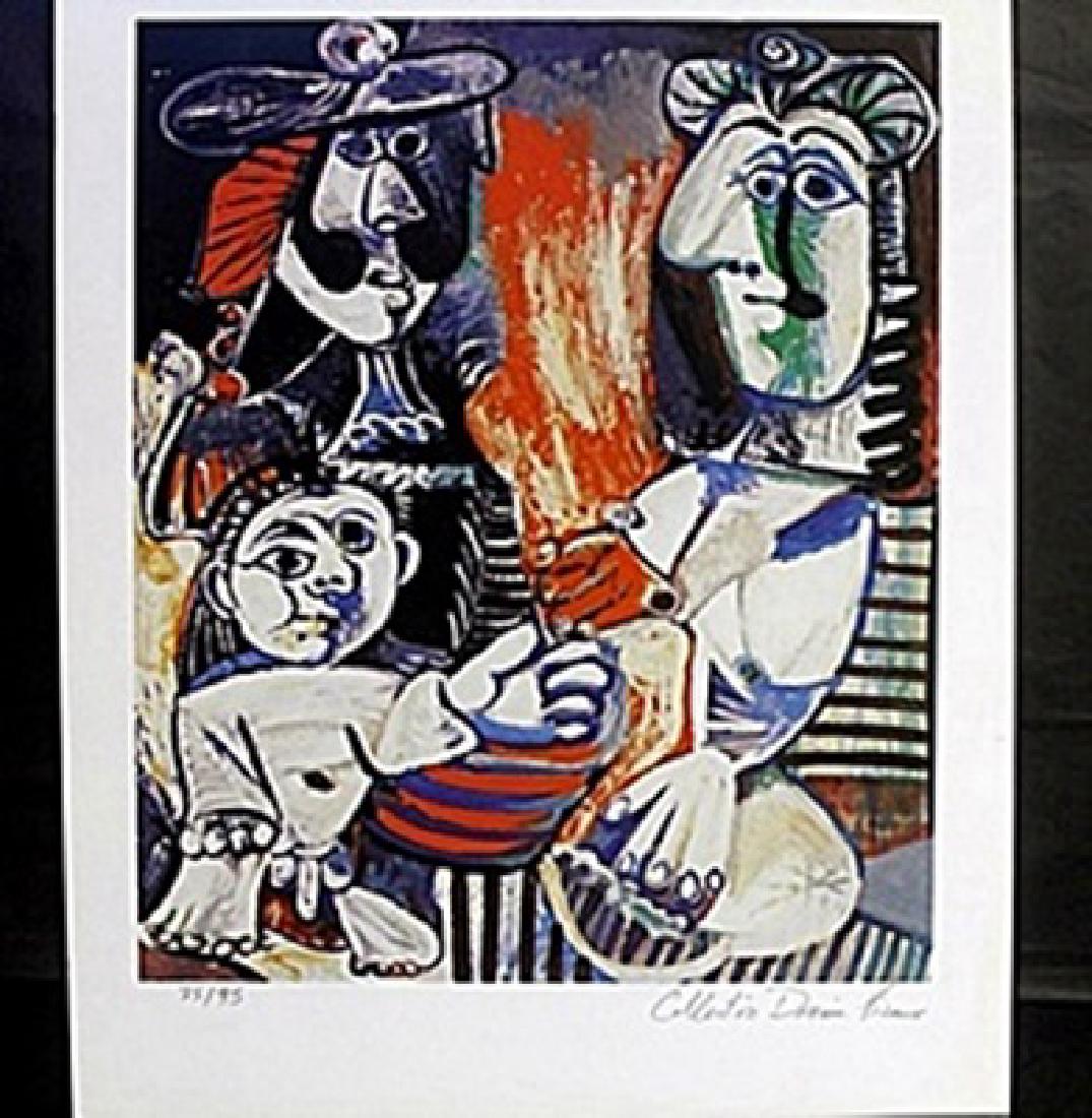 Lithograph Pablo Picasso: authentic lithograph Pablo Picasso, Size Approx. 15x12 In. Pablo Picasso (October 25th 1881 - April 8th 1973), also known as Pablo Ruiz y Picasso, was singular in the art world. Not only did he manage