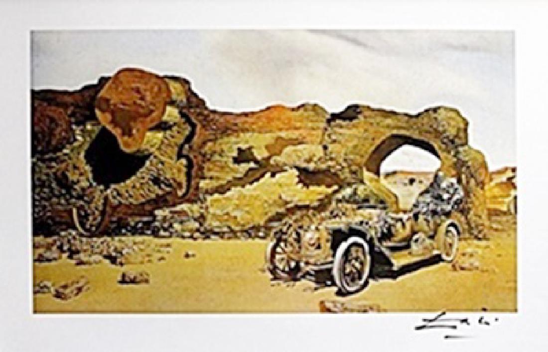 Lithograph Salvador Dali: authentic lithograph Salvador Dali, signed, size approx. 13 x 19 in. Salvador Felipe Jacinto Dali y Domenech AKA : Salvador Dali (Born 05/11/1904 - Died 01/23/89) Was born Figueres, Spain. Artistic St