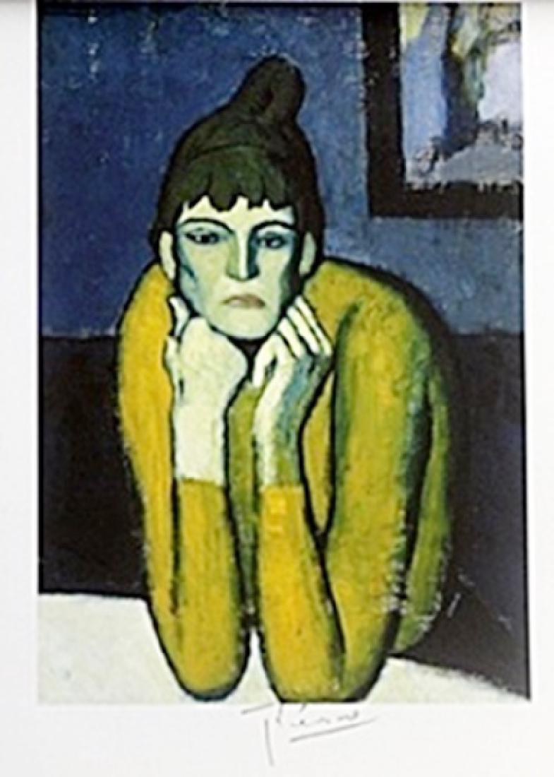 Lithograph Pablo Picasso: authentic lithograph Pablo Picasso, signed, size approx. 12 x 9 in. Pablo Picasso (October 25th 1881 - April 8th 1973), also known as Pablo Ruiz y Picasso, was singular in the art world. Not only did