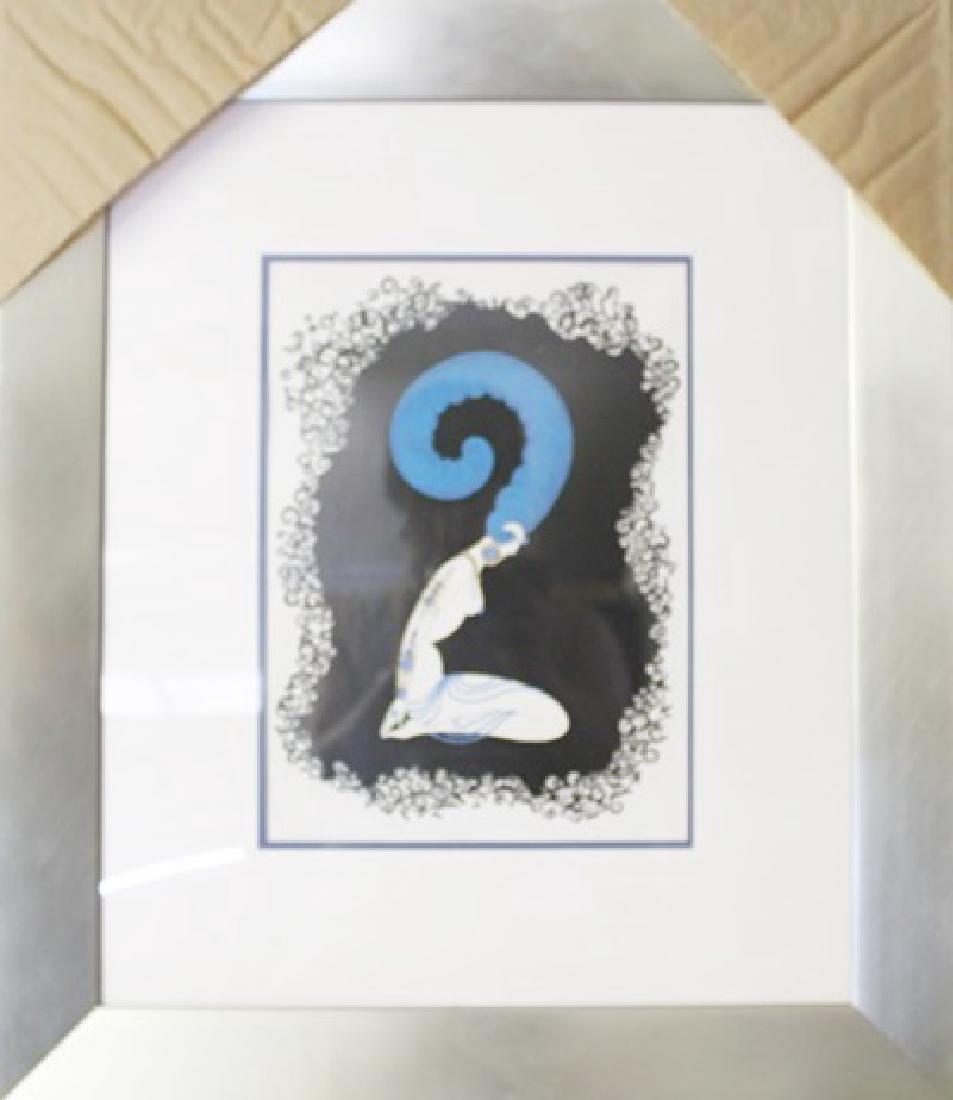 "Number 2" By Erte: "Number 2" By Erte, Size Approx. 22 x 19 In. Romain de Tirtoff (23 November 1892 – 21 April 1990) was a Russian-born French artist and designer known by the pseudonym Erté, from the French p