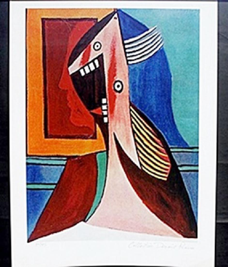 Lithograph Pablo Picasso: authentic lithograph Pablo Picasso, Size Approx. 17x11 In. Pablo Picasso (October 25th 1881 - April 8th 1973), also known as Pablo Ruiz y Picasso, was singular in the art world. Not only did he manage