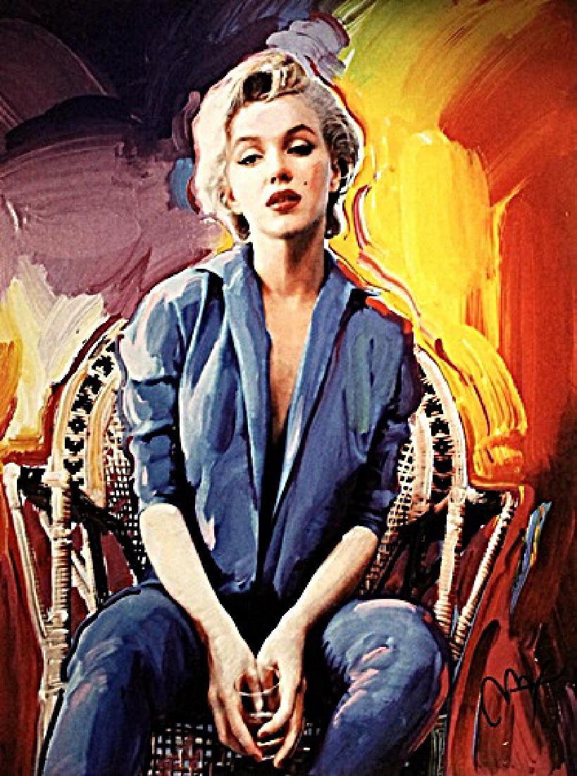 Peter Max Signed Lithograph - Marilyn Monroe: Peter Max Signed Lithograph "Marilyn Monroe". Peter Max is an American artist known for using bright colors in his work.
