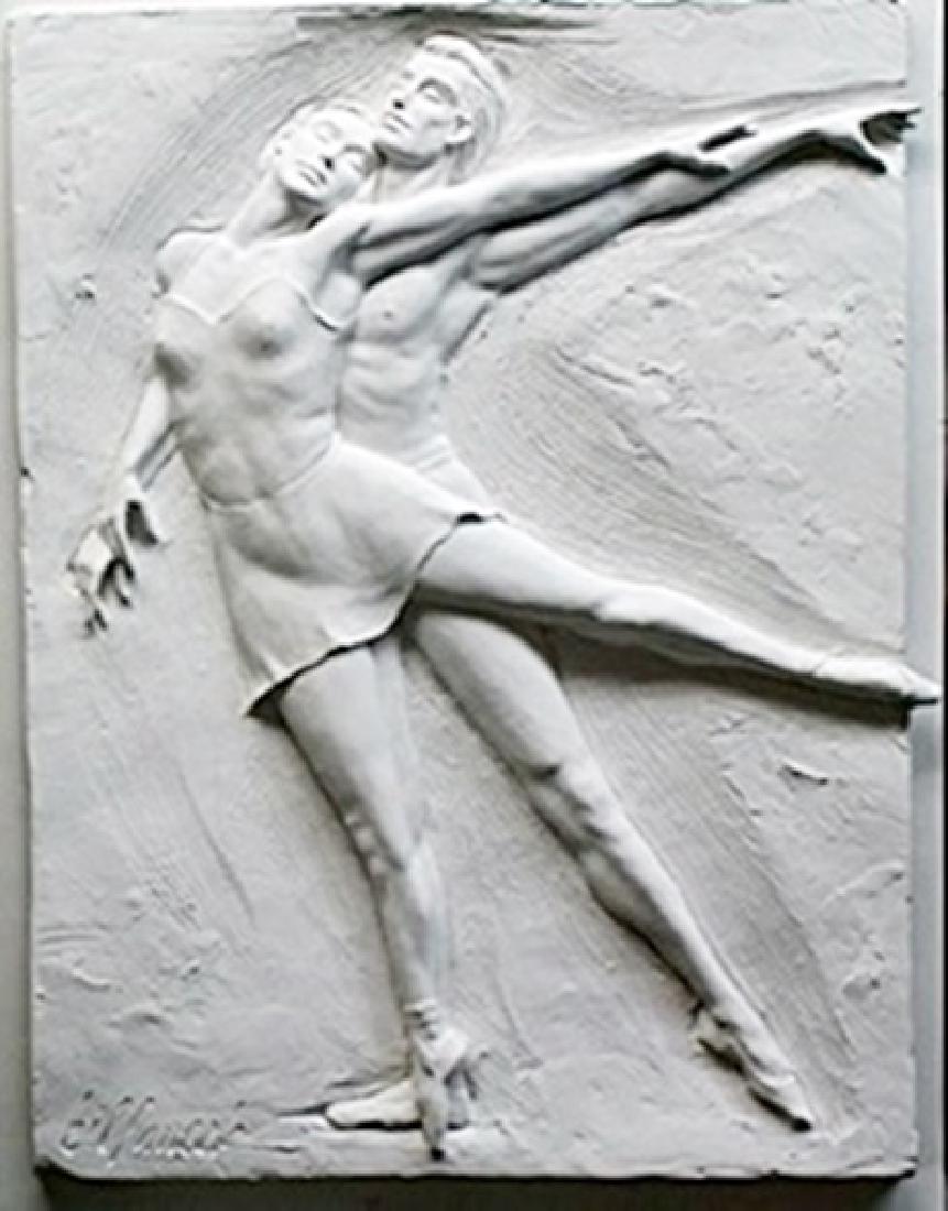 Relief Sculptor "Unison" Bill Mack: Relief Sculptor, Bearing a Signature of the Artist, Approx. 25" x 19" In.