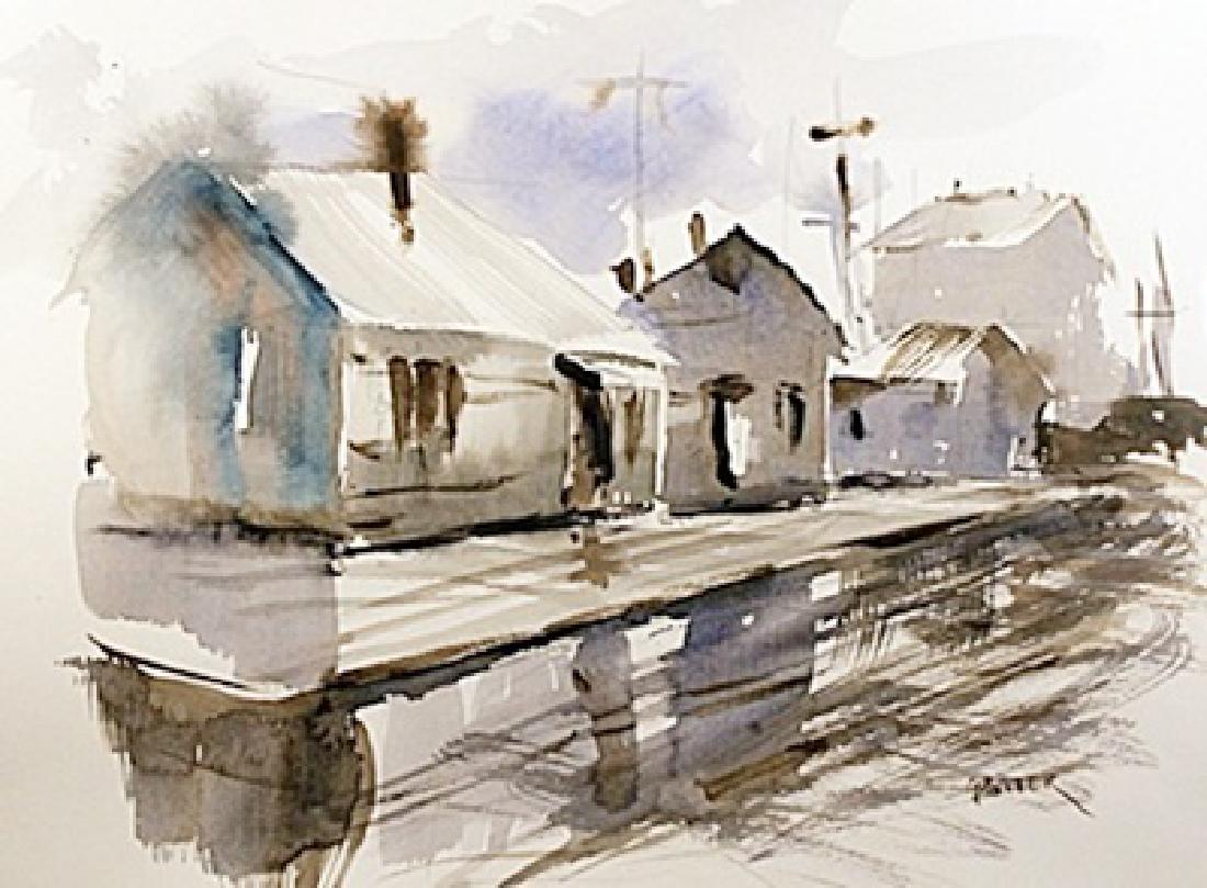 After Ken Potter Original Watercolor on Paper: After Ken Potter Original Watercolor on Paper . Comes unframed; framing available at an additional cost, . Approx. Paper size: 12"x16"