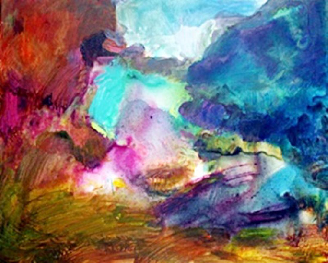 DreamScape by Michael Schofield: Original, Hand Painted Oil Painting on Canvas, signed , Size Approx. 30 x 24In