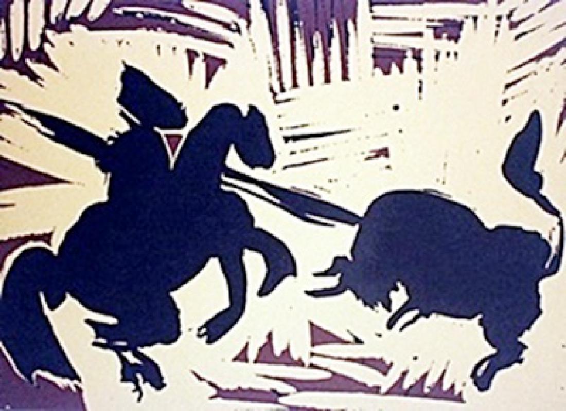 Lithograph Pablo Picasso: authentic lithograph Pablo Picasso , signed. Size approx. 12 x 15 in. Pablo Picasso (October 25th 1881 - April 8th 1973), also known as Pablo Ruiz y Picasso, was singular in the art world. Not only di