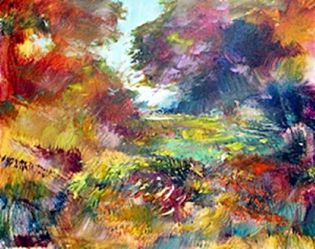 The Clearing by Michael Schofield: Original, Hand Painted Oil Painting on Canvas, signed , Size Approx. 30 x 24In