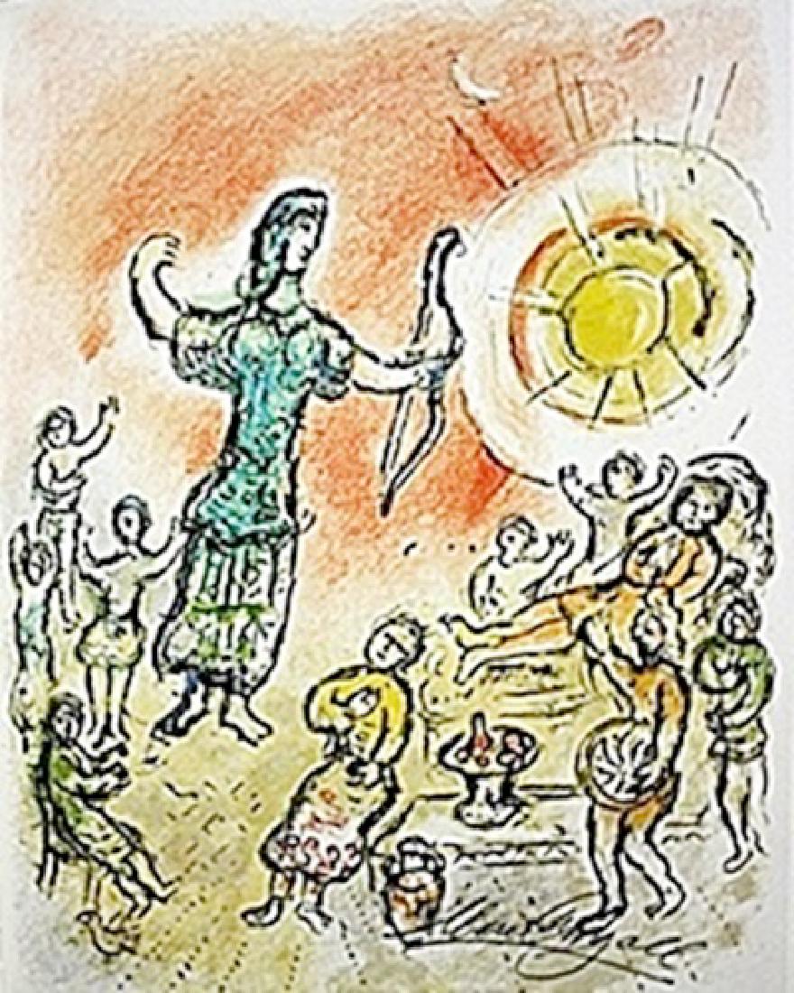 ROTES HAUS IM PARK AUGUST MACKE: authentic lithograph , IMAGE SIZE: 25 11/16X17 3/4" FRAMED SIZE: 37 1/8X29 1/4"