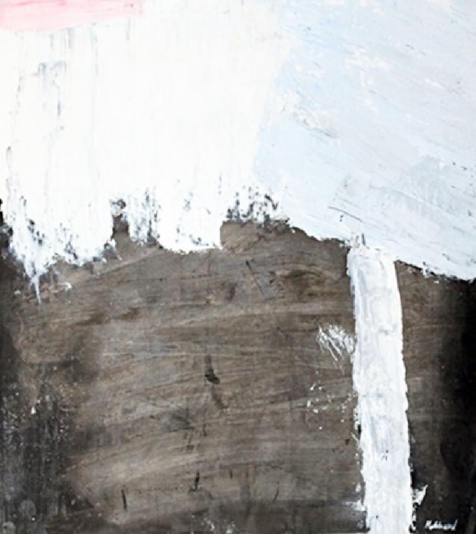 Alex Hubbard - The Beach: Oil on paper in the manner of Alex Hubbard - The Beach, bearing the signature. Unframed dimensions approx 15 x 13 inches.