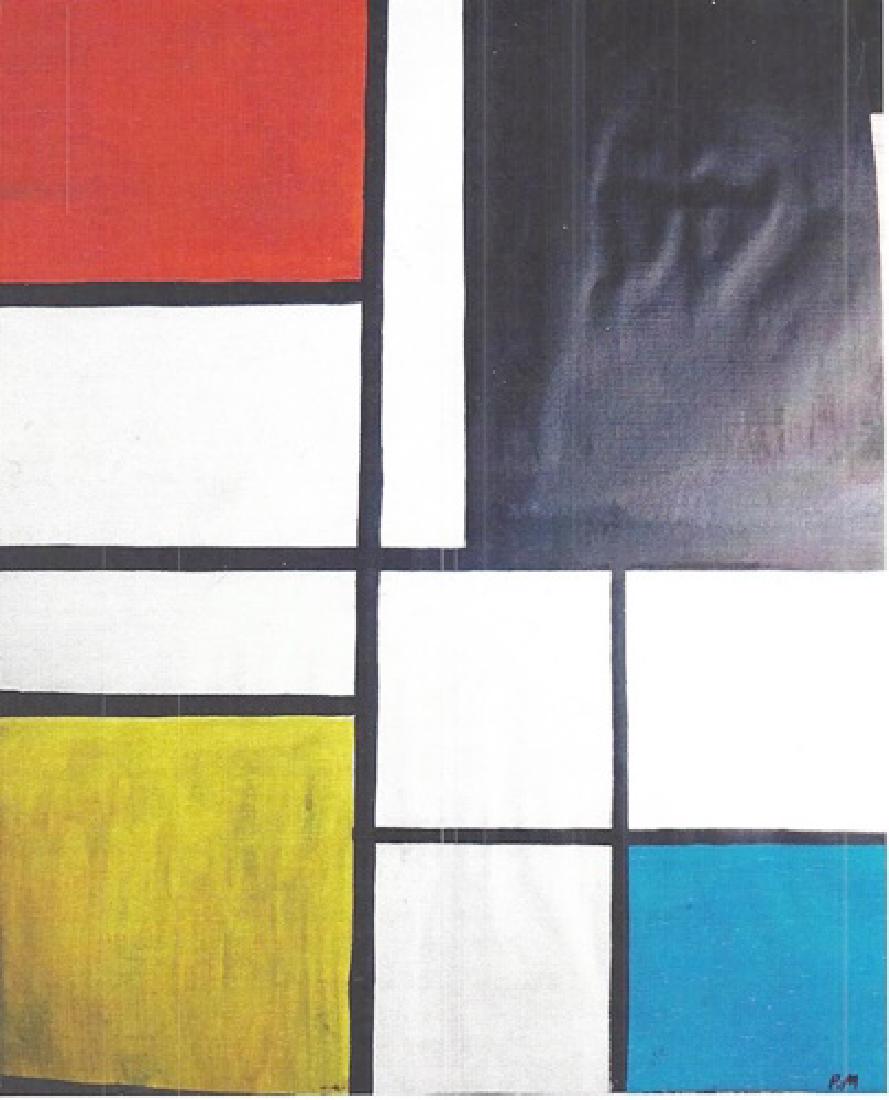 Composition - Piet Mondrian - Oil On Paper: Oil on paper, Piet Mondrian approx. 19x14 in. Pieter Cornelis Mondriaan, after 1906 Piet Mondrian, was a Dutch painter and theoretician who is regarded as one of the greatest artists of the 20th centu