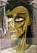 In they style of Bernard Buffet - Self Portrait - - 2