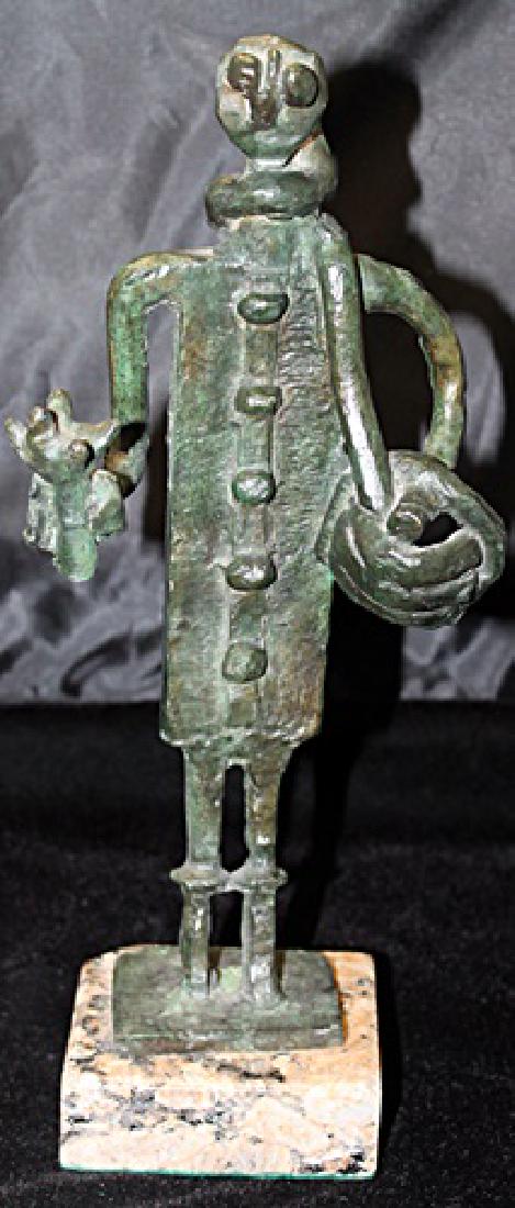 Signed Limited Edition Bronze Lipchitz: Old recast patina bronze sculpture Jacques Lipchitz, bearing a signature in a limited edition. Dimensions approx 12 x8 x 5.