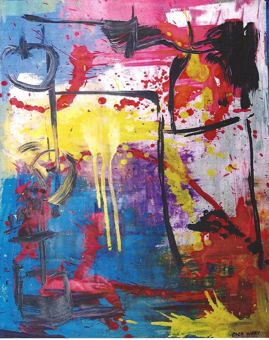 Dick Wray In the style of Oil On Paper: • Artist; Dick Wray • Title: Untitled • Dimensions: approximately 19x14 in. • Medium: Oil On Paper “In the style of” works are works by an unknown creator whose style is strongly under the