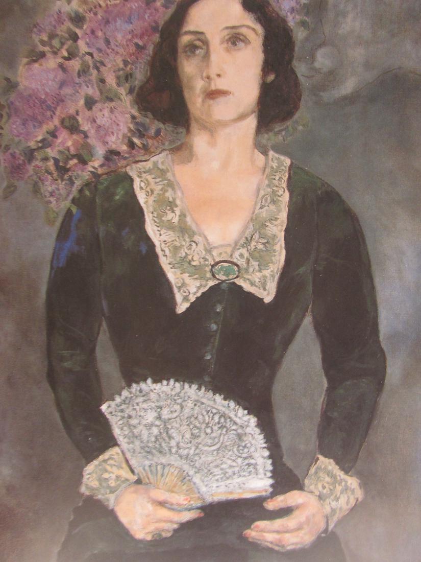 Signed Lithograph - Marc Chagall H118: Signed March Chagall lithograph. Marc Zakharovich Chagall was a Russian-French artist of Belarusian Jewish origin. An early modernist, he was associated with several major artistic styles and created 
