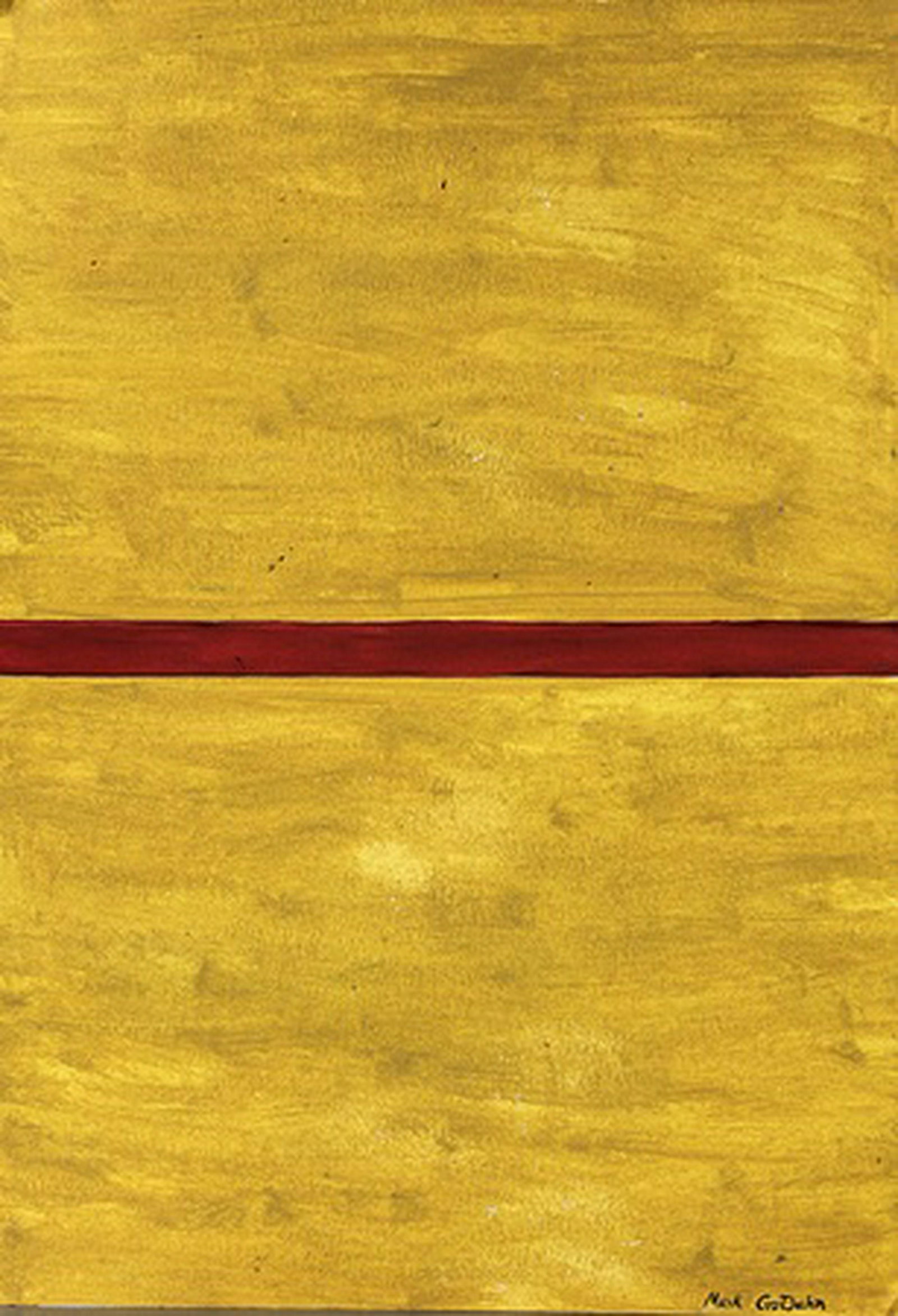 Mark Grotjahn in the style of - Oil On Paper: Oil on paper in the style of Mark Grotjahn, approx. 20x14 in. Mark Grotjahn is an American painter best known for abstract work and bold geometric paintings. Grotjahn lives and works in Los Angeles.