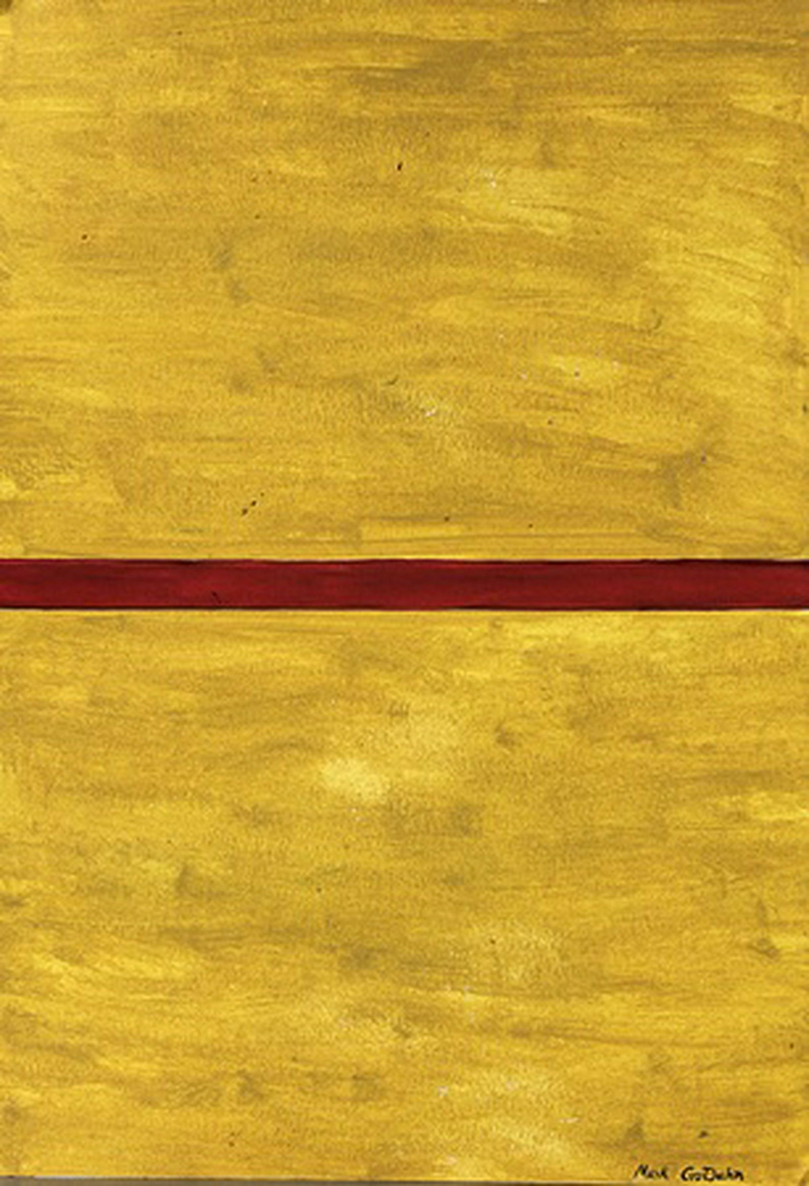 Mark Grotjahn in the style of - Oil On Paper: Oil on paper in the style of Mark Grotjahn, approx. 20x14 in. Mark Grotjahn is an American painter best known for abstract work and bold geometric paintings. Grotjahn lives and works in Los Angeles.