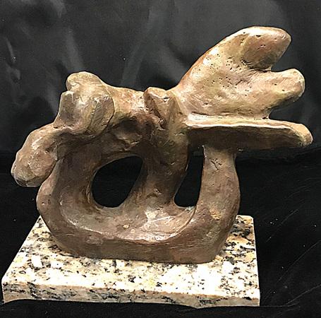 Signed Limited Edition Jacques Lipchitz: Old recast patina bronze sculpture Jacques Lipchitz, bearing a signature in a limited edition. Jacques Lipchitz was a Cubist sculptor, from late 1914. Lipchitz retained highly figurative and legible c