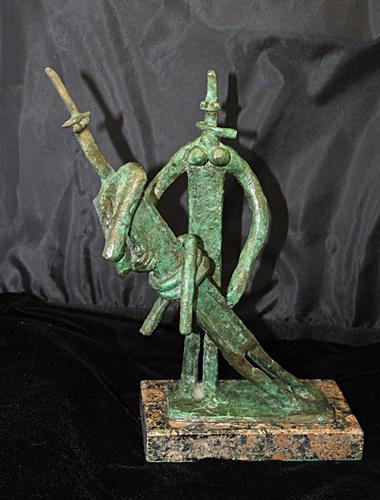 Signed Limited Edition Bronze Lipchitz: Old recast patina bronze sculpture Jacques Lipchitz, bearing a signature in a limited edition. Dimensions approx 12 x 7 Inches.