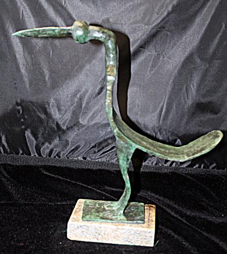 Signed Limited Edition Bronze Lipchitz: Old recast patina bronze sculpture Jacques Lipchitz, bearing a signature in a limited edition. Dimensions approx 14x 3 inches.