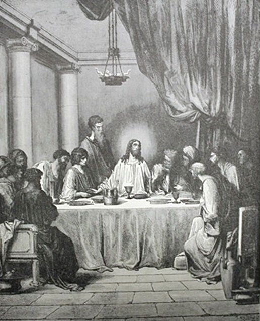 Bible Illustraition" by Gustave Dore: Artist Poster, Signed by the artist approximatley 21 x 20 In.