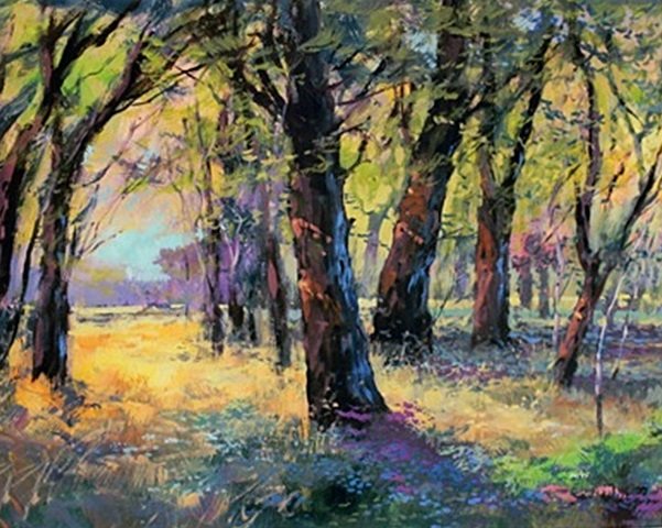 "Fall Comes Fast" by Michael Schofield: Limited Edition Lithograph, Signed by the artist, Approximately 18 x 22 In.