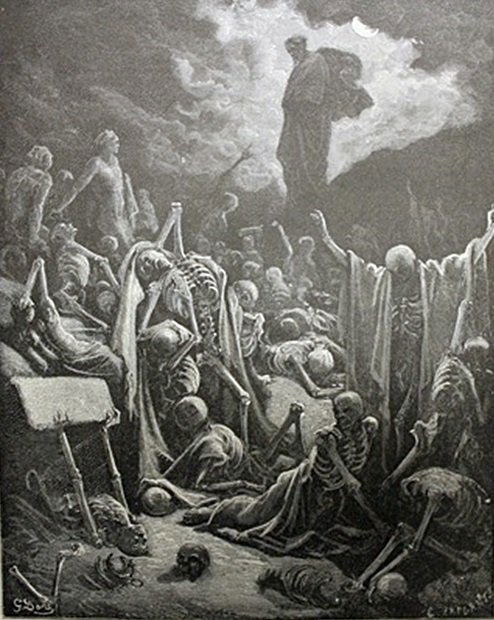 Bible Illustraition" by Gustave Dore: Artist Poster, Signed by the artist approximatley 21 x 20 In.