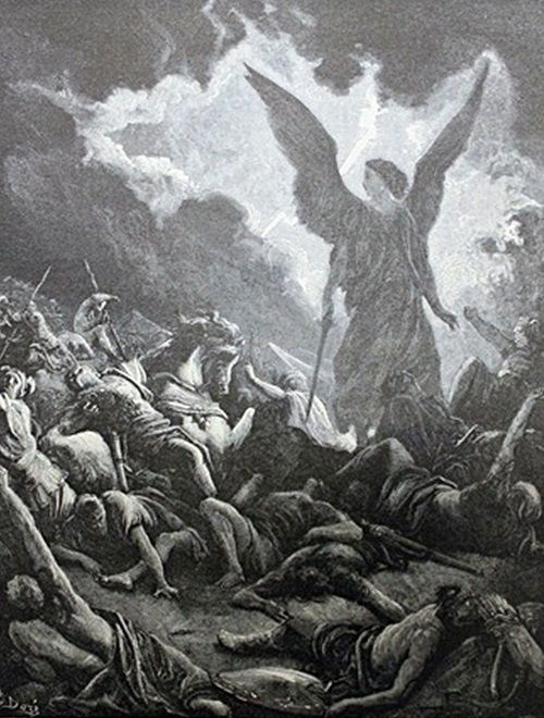 Bible Illustraition" by Gustave Dore: Artist Poster, Signed by the artist approximatley 21 x 20 In.