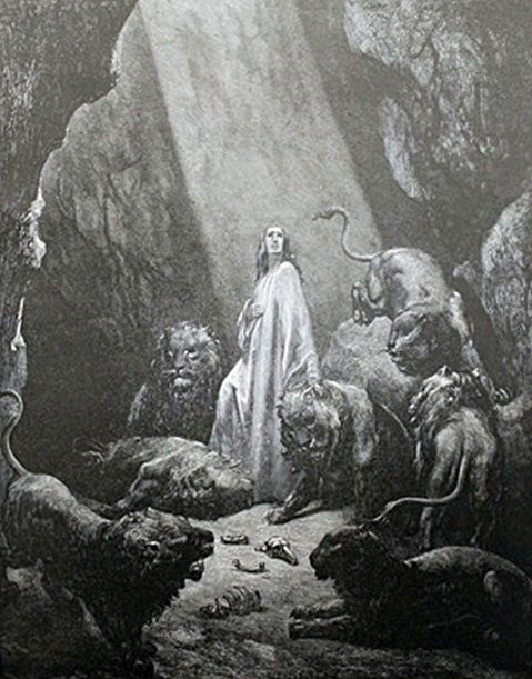 Bible Illustraition" by Gustave Dore: Artist Poster, Signed by the artist approximatley 21 x 20 In.