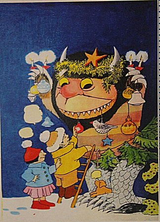 Maurice Sendak - Untitled: Maurice Sendak "Untitled" watercolor on paper circa. 1990, private collection approx. 11x15in. Sendak was an American illustrator and writer of children's books. He became widely known for his book Wh