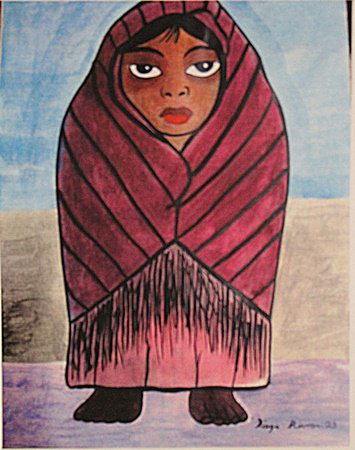 Diego Rivera - The Boy: In the manner of Diego Rivera "The Boy" oil on paper circa. 1928, private collection approx. 16x12in. Widely regarded as the most influential Mexican artist of the twentieth century, In the manner of