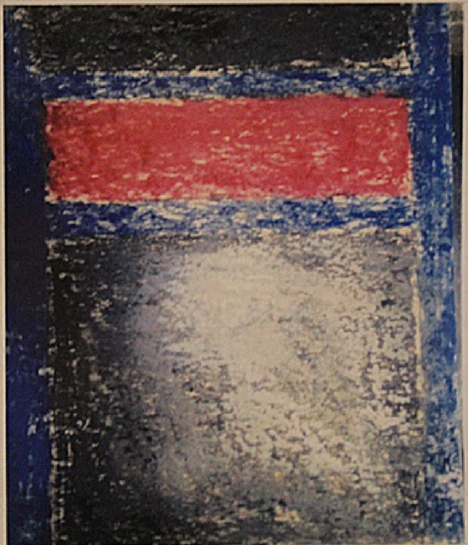 Mark Rothko - NO. 40: In the manner of Mark Rothko "NO. 40" pastel on paper circa. 1955, private collection approx. 19x13in. A prominent figure among the New York School painters, In the manner of Mark Rothko moved through
