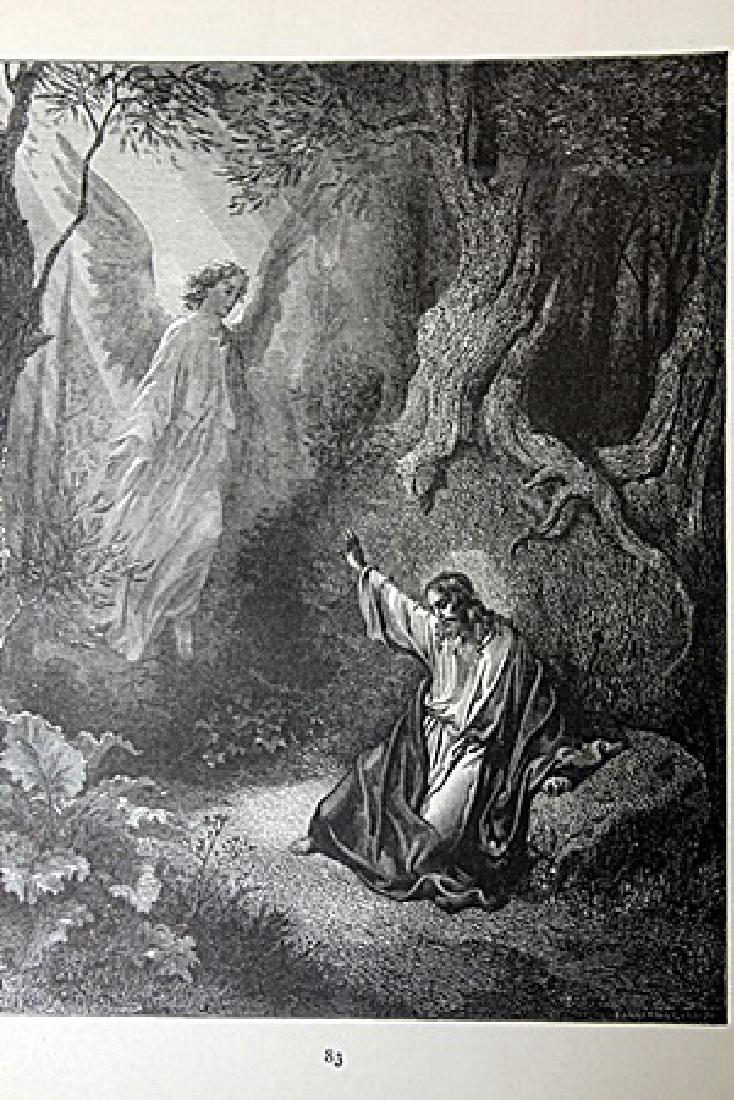 The Dore Bible Gallery "The Agony in the Garden": From The Dore Bible Gallery containing one hundred superb illustrations. By Gustave Dore born in the city of Strasburg, January 10, 1833.