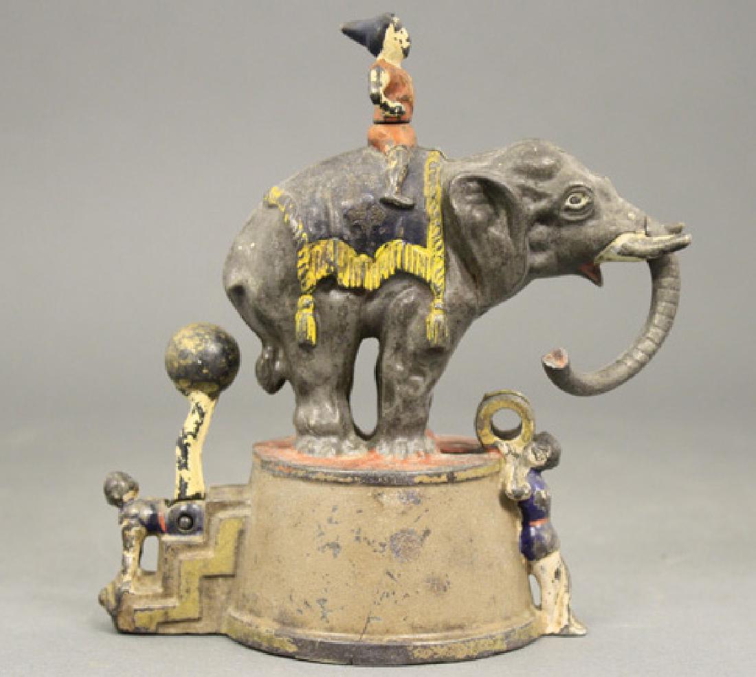 Elephant and Three Clowns (1 of 1)