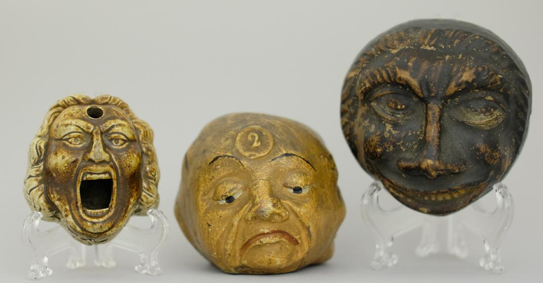 Three Busts (One an Inkwell) (1 of 1)