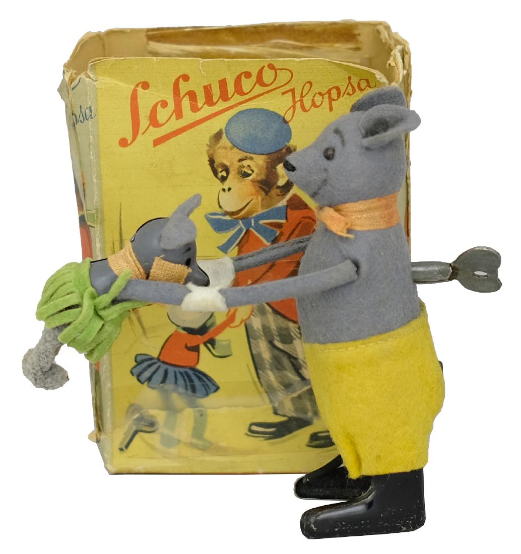 Jitterbugging Mice: Made by Schuco Toys; Germany - Circa 1940’s.