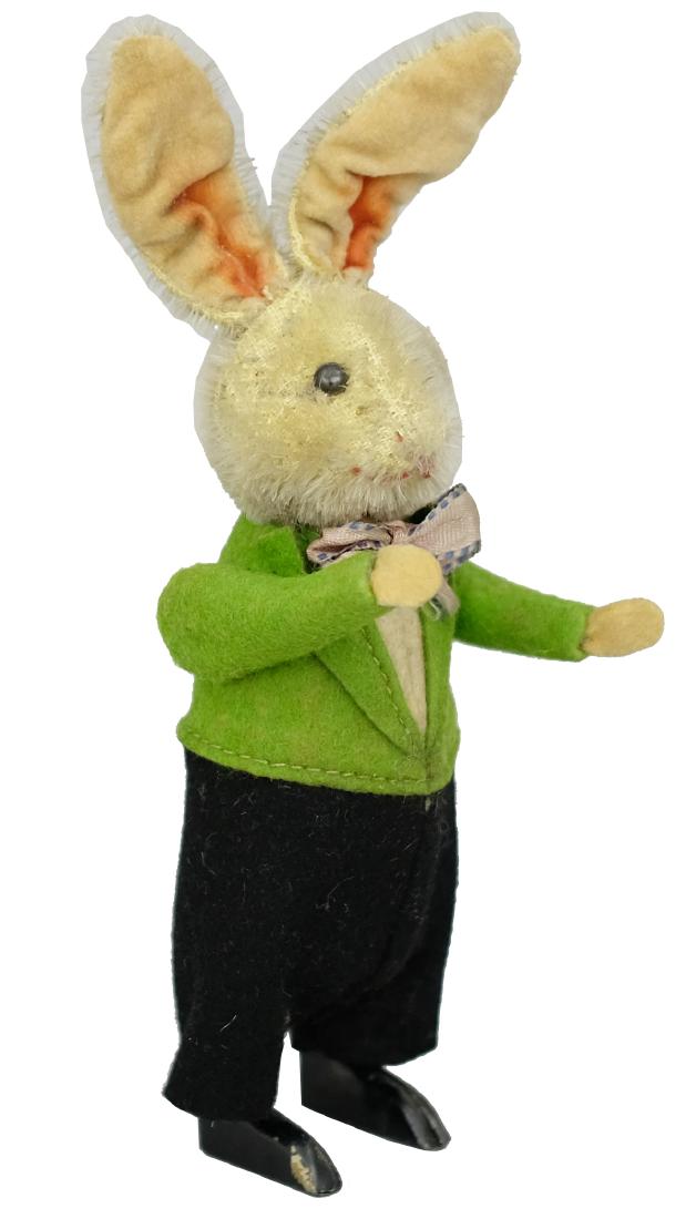 Elegant Mister Bunny: Made by Schuco Toys; Germany - Late 1930’s.