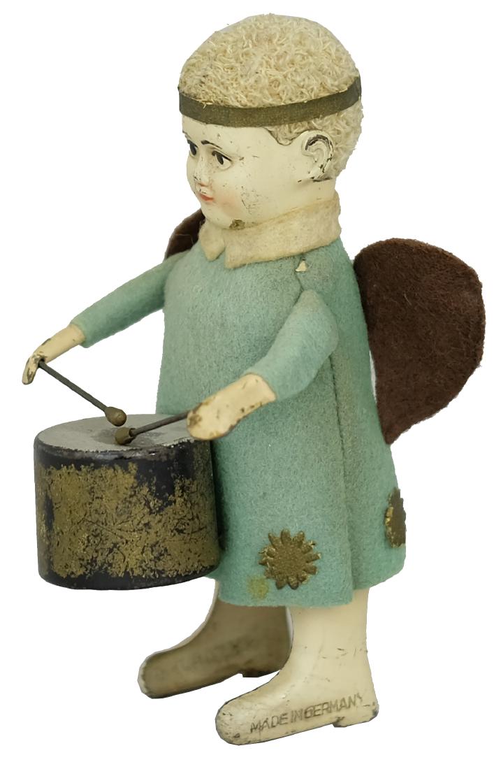 Angel Drummer: Made by Schuco Toys; Germany - Circa 1930.