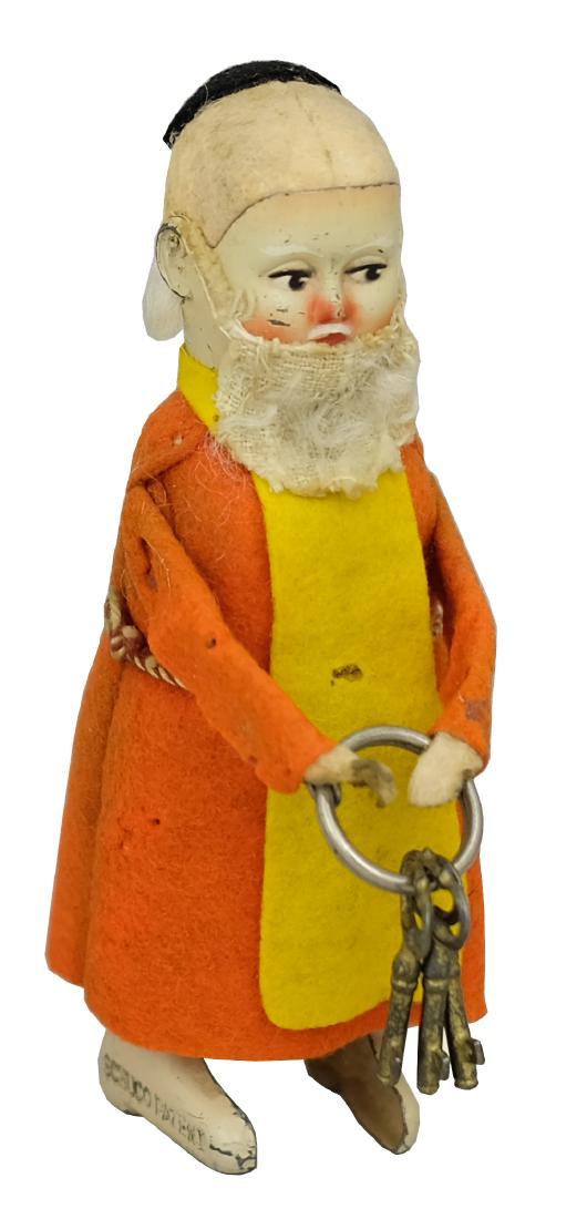 Bearded Friar with Keys: Made by Schuco Toys; Germany - Circa 1930’s.