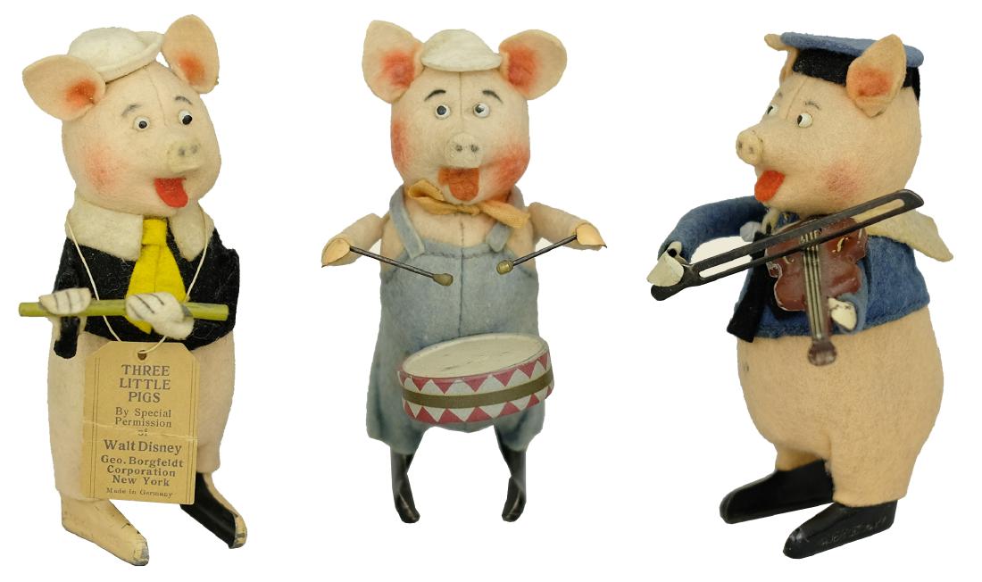 Three Little Pig Musicians Flautist • Drummer • (1 of 1)