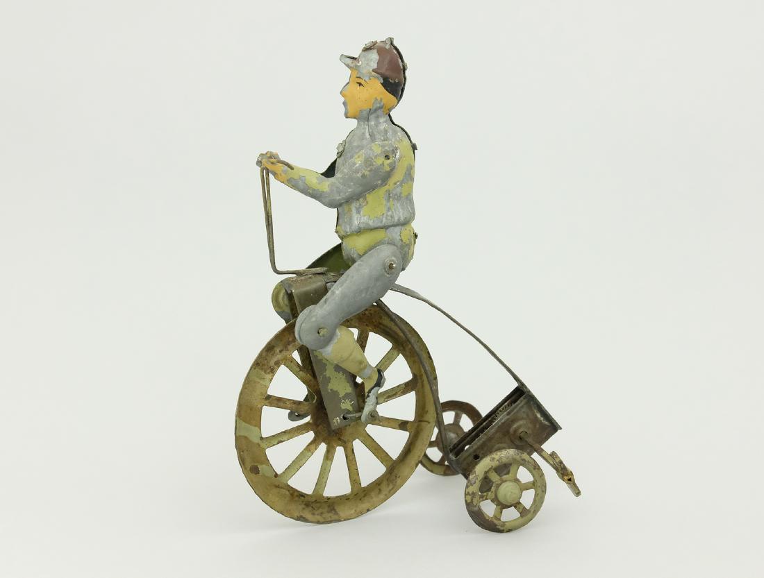 High Wheeled Tricycle: Sigmund Gunthermann Germany - Circa 1910 Tin