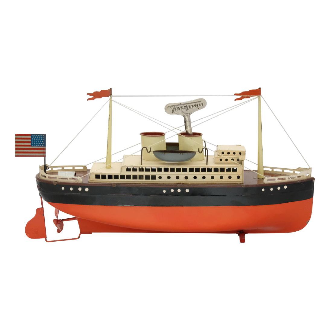 Two Funnel Ocean Liner (1 of 1)