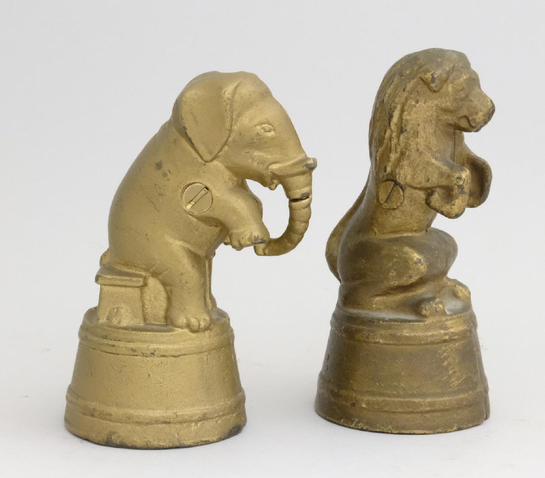 Elephant & Lion on Tub: A. C. Williams Ravenna, OH - 1920's Material: Cast Iron