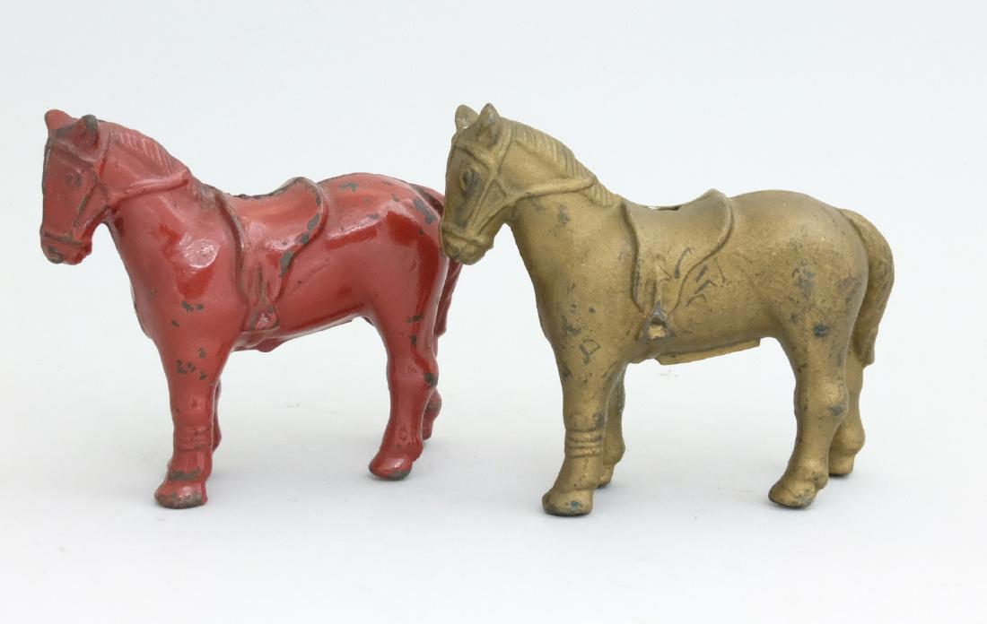 Saddle Horses - Small: A. C. Williams Ravenna, OH - 1934 The Small Red Saddle Horse is very scarce. Material: Cast Iron