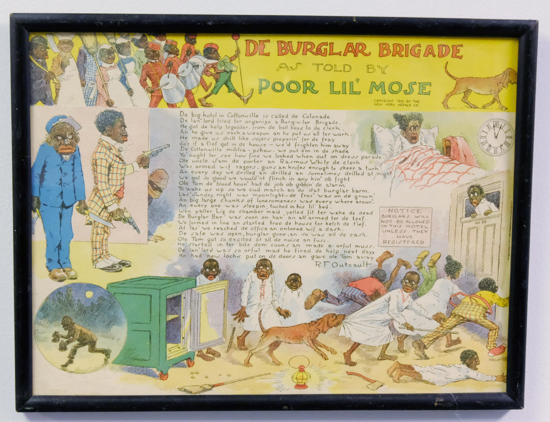 Four Cartoons: Little Mose / Happy Sally American - 1910's / 1920's - 15" W x 12" H Material: Paper