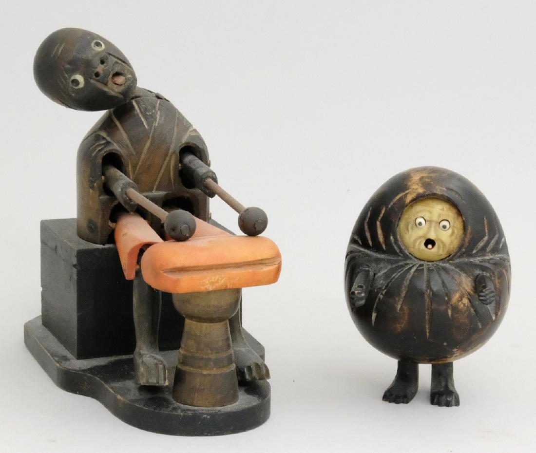 Two Kobe Toys: Japanese - 1910's Material: Wood