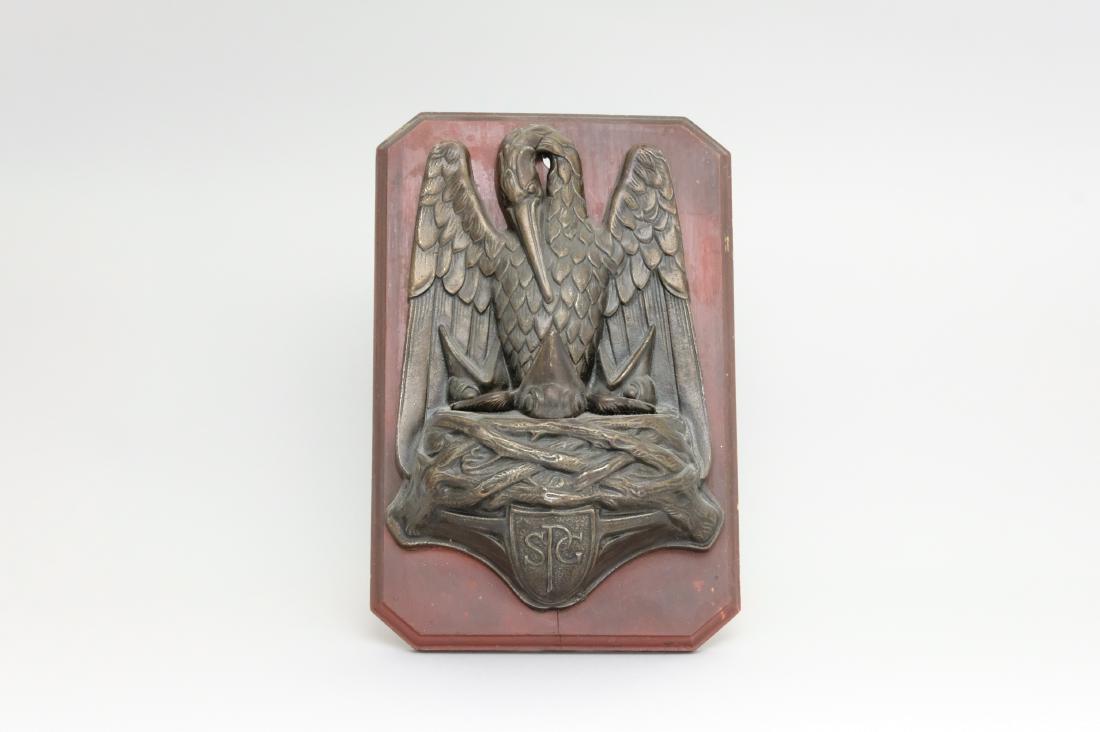 Hanging Stork: John Harper Ltd. Willenhall, England - 1914 This is one of the best and brightest examples we have seen. Material: Cast Iron